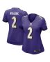 Women’s Baltimore Ravens Nate Wiggins Purple Game Jersey