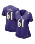Women’s Baltimore Ravens Nick Samac Purple Game Jersey