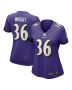 Women’s Baltimore Ravens Owen Wright Purple Game Jersey