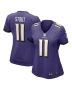 Women’s Baltimore Ravens Stout Purple Player Game Jersey