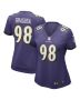 Women’s Baltimore Ravens Tony Siragusa Purple Game Retired Player Jersey