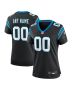 Women’s Carolina Panthers Black Custom Game Jersey