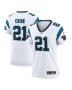 Women’s Carolina Panthers Jeremy Chinn White Player Jersey