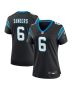 Women’s Carolina Panthers Miles Sanders Black Team Game Jersey