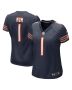 Women’s Chicago Bears Number 1 Mom Navy Game Jersey
