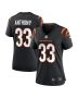 Women’s Cincinnati Bengals Daijahn Anthony Black Game Jersey
