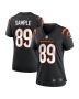 Women’s Cincinnati Bengals Drew Sample Black Game Jersey