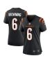 Women’s Cincinnati Bengals Jake Browning Black Game Jersey