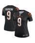 Women’s Cincinnati Bengals Joe Burrow Black Legend Player Performance Top