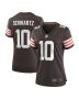 Women’s Cleveland Browns Anthony Schwartz Brown Game Jersey