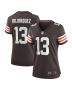 Women’s Cleveland Browns Corey Bojorquez Brown Game Jersey