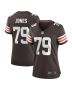 Women’s Cleveland Browns Dawand Jones Brown Team Game Jersey
