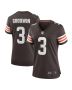 Women’s Cleveland Browns Marquise Goodwin Brown Game Jersey