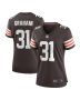 Women’s Cleveland Browns Thomas Graham Jr. Brown Team Game Jersey