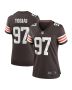 Women’s Cleveland Browns Tommy Togiai Brown Game Jersey