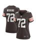 Women’s Cleveland Browns Ty Nsekhe Brown Game Jersey
