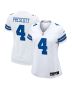 Women’s Dallas Cowboys Dak Prescott White Team Game Jersey