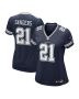 Women’s Dallas Cowboys Deion Sanders Navy Team Retired Player Game Jersey