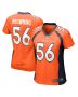 Women’s Denver Broncos Baron Browning Orange Game Jersey