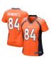 Women’s Denver Broncos Chris Manhertz Orange Game Player Jersey