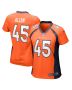 Women’s Denver Broncos Christopher Allen Orange Game Player Jersey