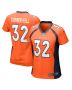 Women’s Denver Broncos Delarrin Turner-Yell Orange Game Player Jersey