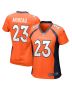 Women’s Denver Broncos Fabian Moreau Orange Team Game Jersey