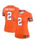 Women’s Denver Broncos Patrick Surtain II Mile High Collection 1977 Throwback Orange Alternate Legend Player Performance Top