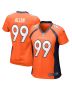 Women’s Denver Broncos Zach Allen Orange Game Player Jersey