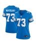Women’s Detroit Lions Christian Mahogany Blue Team Game Jersey