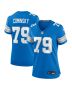 Women’s Detroit Lions John Cominsky Blue Team Game Jersey