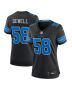 Women’s Detroit Lions Penei Sewell Black 2nd Alternate Game Jersey