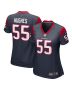 Women’s Houston Texans Jerry Hughes Navy Game Player Jersey