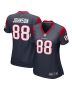 Women’s Houston Texans Johnny Johnson Navy Team Game Jersey