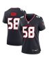 Women’s Houston Texans McTelvin Agim Navy Team Game Jersey
