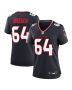 Women’s Houston Texans Nick Broeker Navy Team Game Jersey