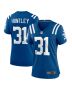 Women’s Indianapolis Colts Jason Huntley Royal Team Game Jersey