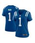 Women’s Indianapolis Colts Number 1 Mom Royal Game Jersey