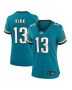 Women’s Jacksonville Jaguars Christian Kirk Teal Prowler Throwback Game Jersey