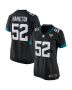 Women’s Jacksonville Jaguars DaVon Hamilton Black Game Jersey
