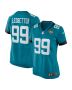 Women’s Jacksonville Jaguars Jeremiah Ledbetter Teal Home Game Player Jersey