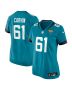 Women’s Jacksonville Jaguars Jerome Carvin Teal Game Jersey
