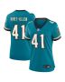 Women’s Jacksonville Jaguars Josh Hines-Allen Teal Prowler Throwback Game Jersey