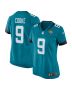 Women’s Jacksonville Jaguars Logan Cooke Teal Game Jersey