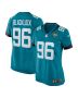 Women’s Jacksonville Jaguars Ross Blacklock Teal Team Game Jersey