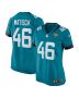 Women’s Jacksonville Jaguars Ross Matiscik Teal Game Jersey