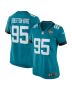 Women’s Jacksonville Jaguars Roy Robertson-Harris Teal Game Jersey