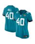 Women’s Jacksonville Jaguars Tyler Hall Teal Team Game Jersey