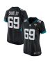 Women’s Jacksonville Jaguars Tyler Shatley Black Game Jersey