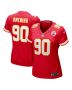 Women’s Kansas City Chiefs Charles Omenihu Red Game Player Jersey
